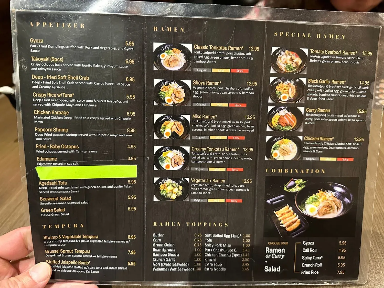 Menu 3