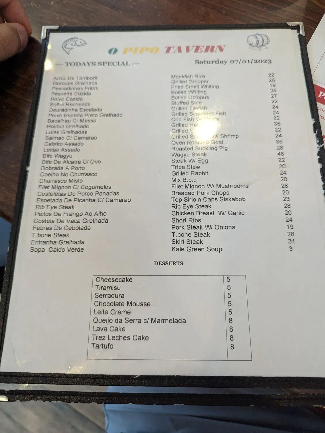 Menu 3