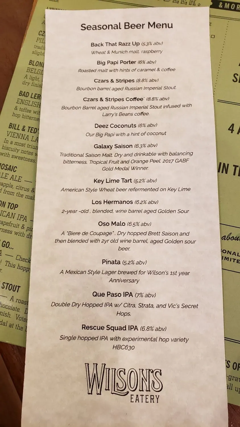 Menu 6