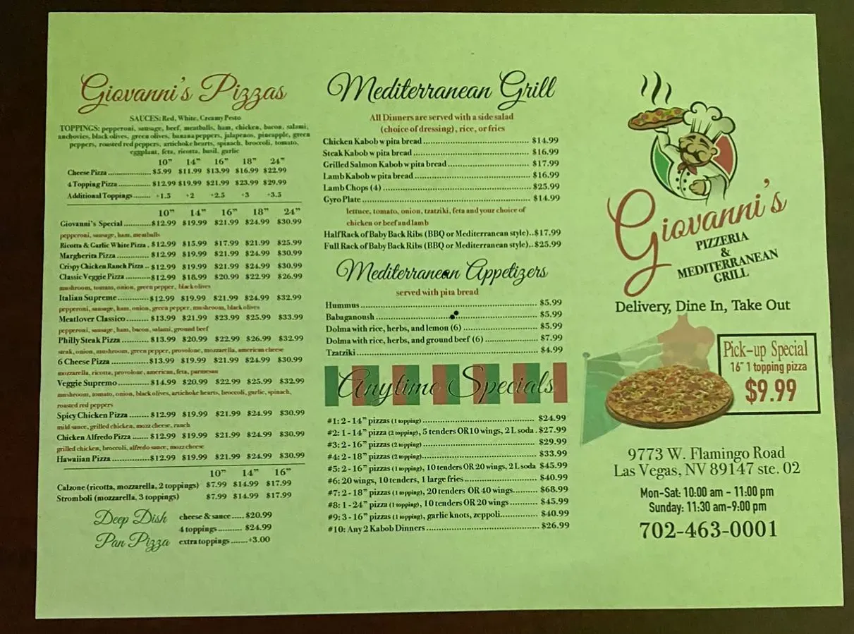 Menu 2