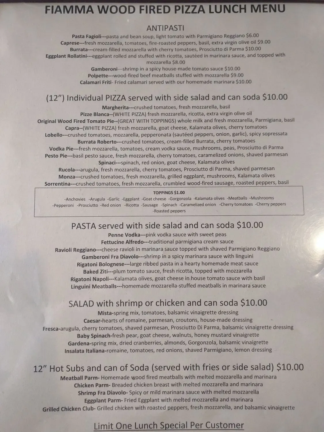 Menu 6