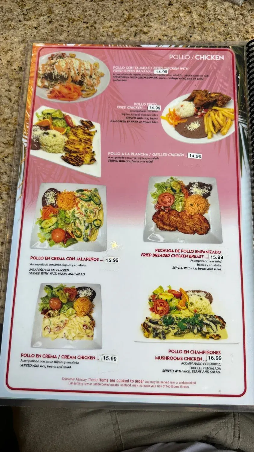 Menu 6