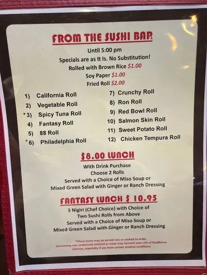 Menu 4