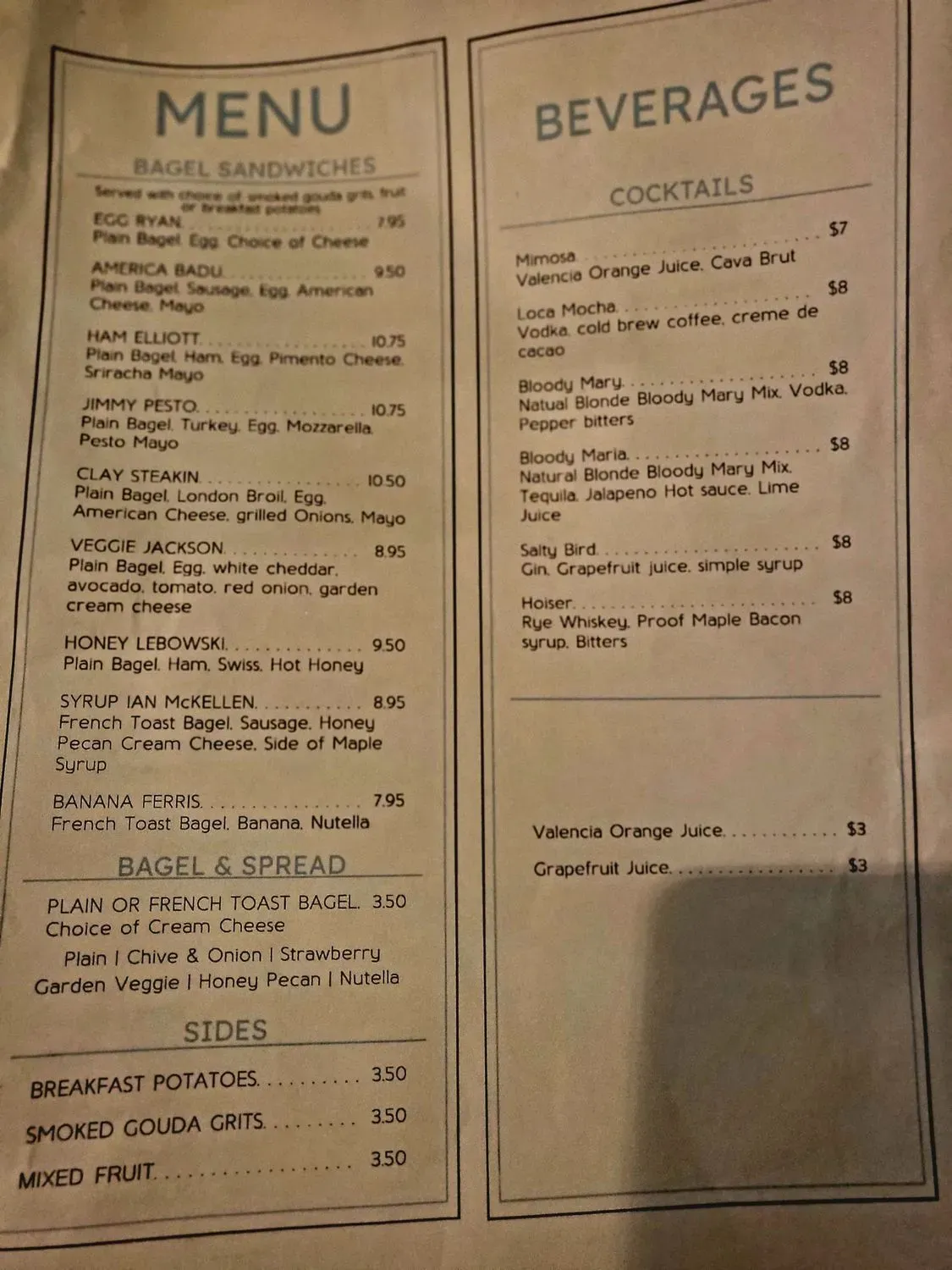 Menu 4