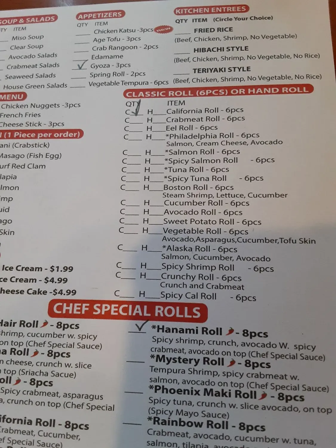 Menu 6