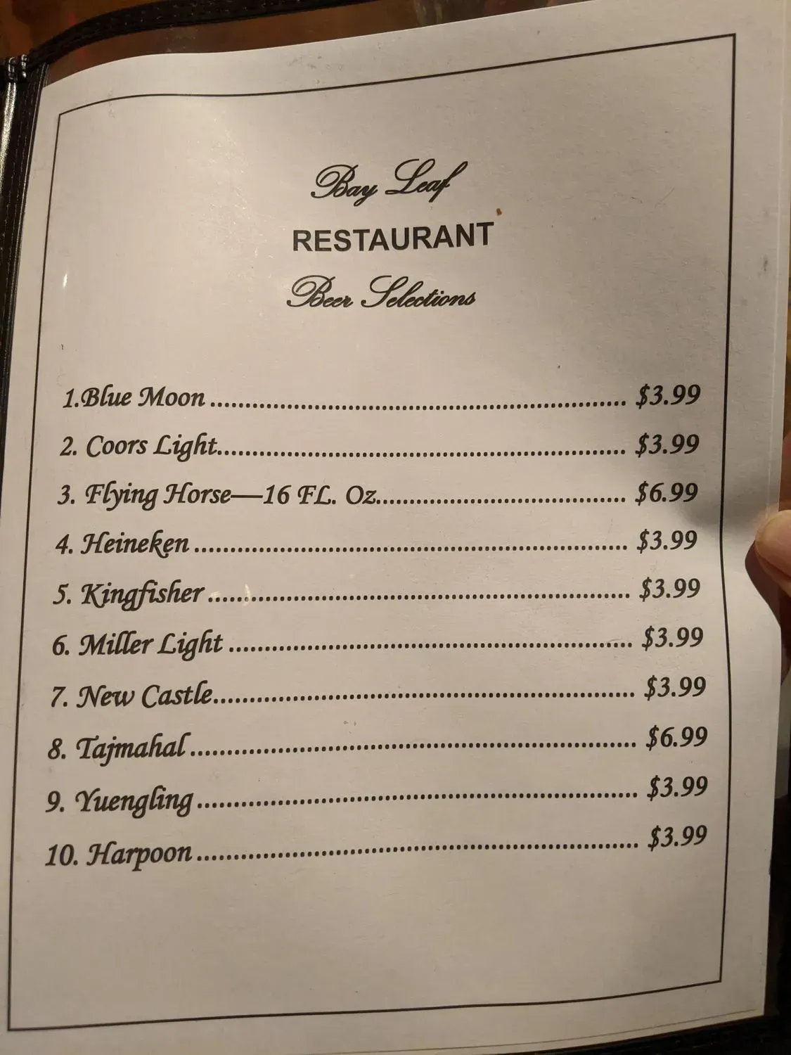 Menu 4