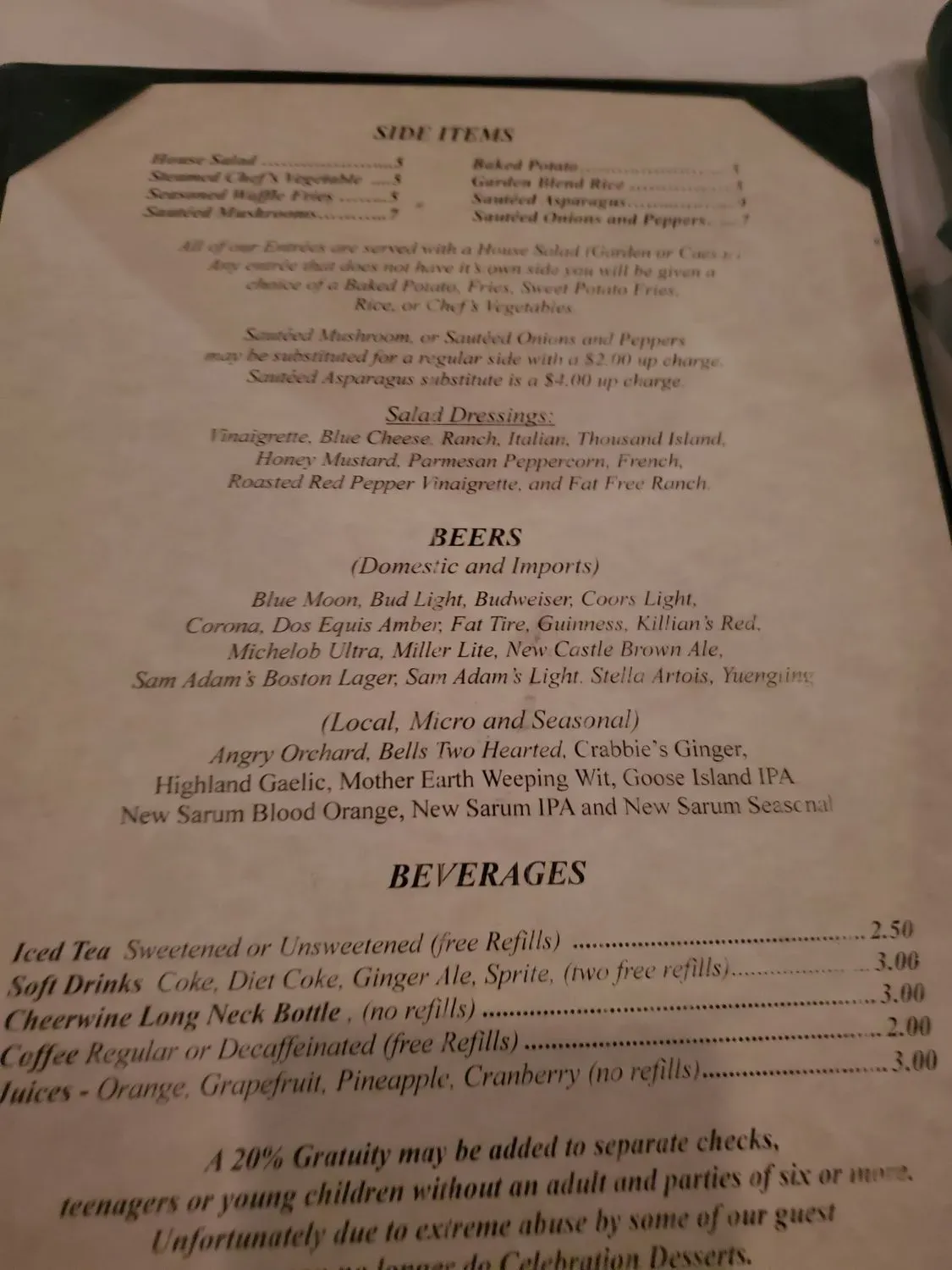 Menu 2