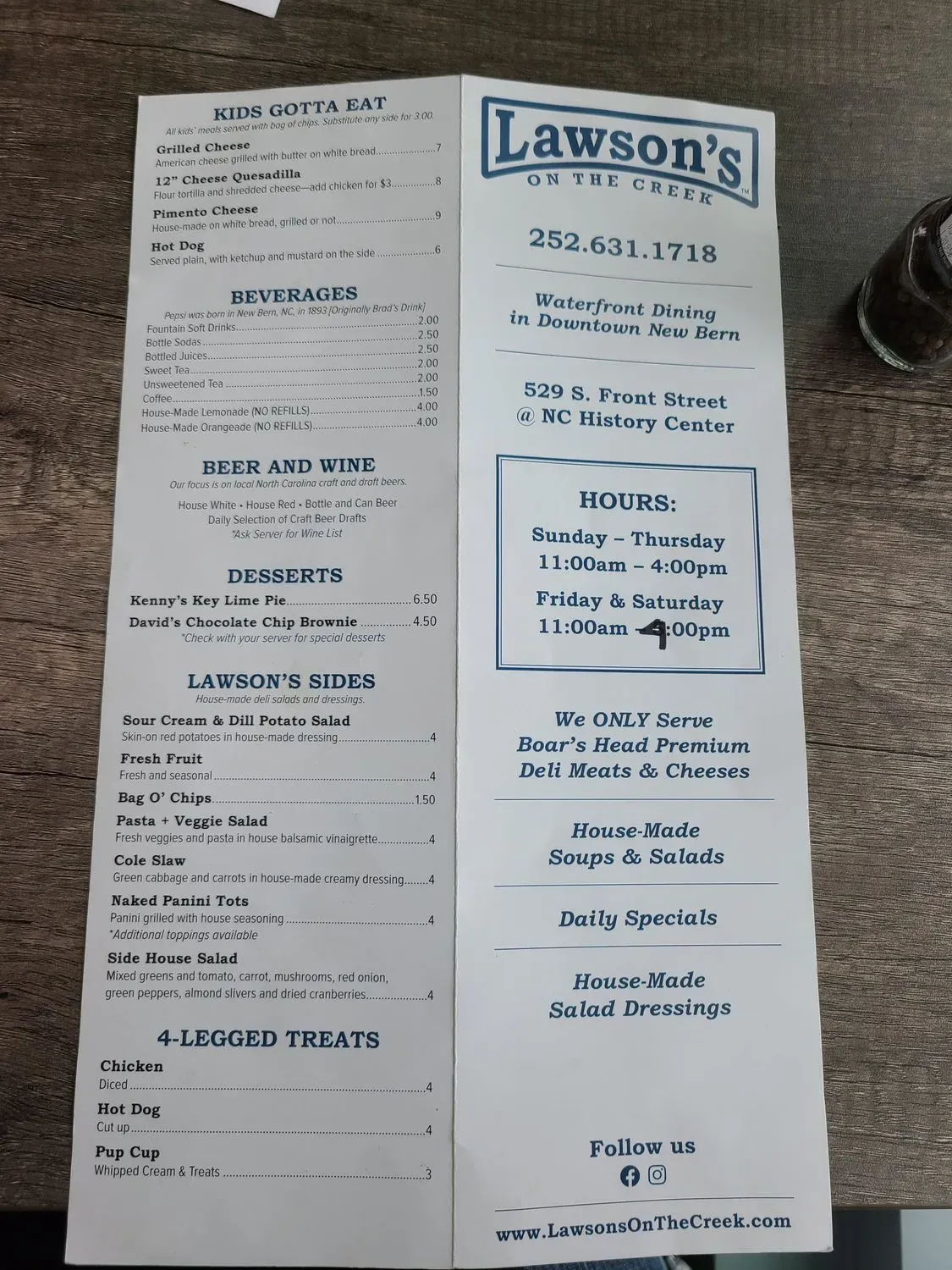 Menu 6