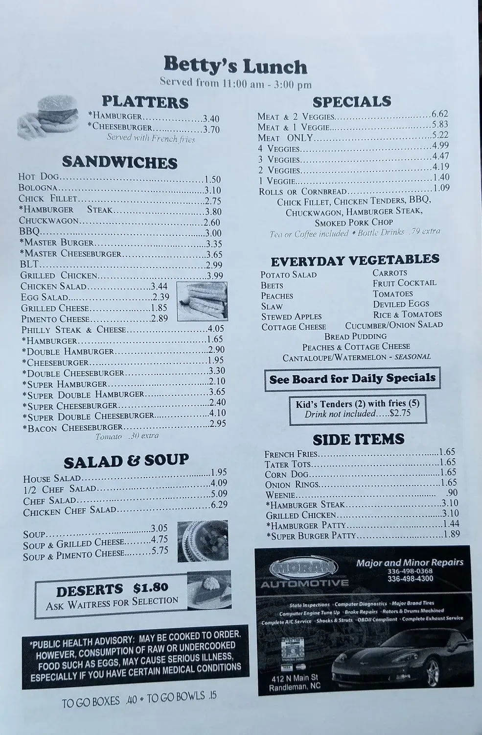 Menu 3