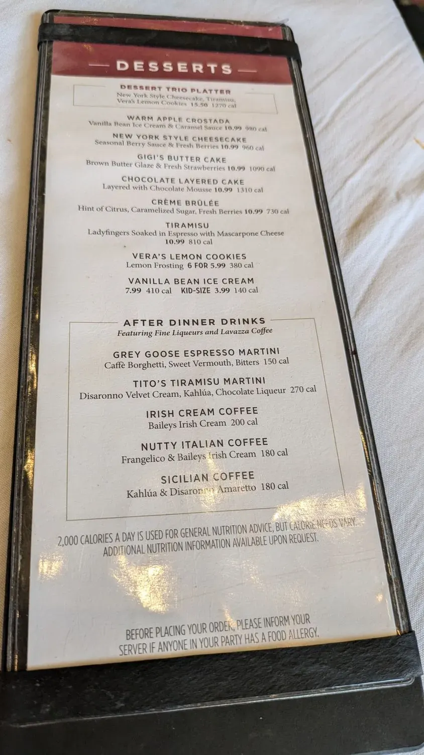 Menu 5