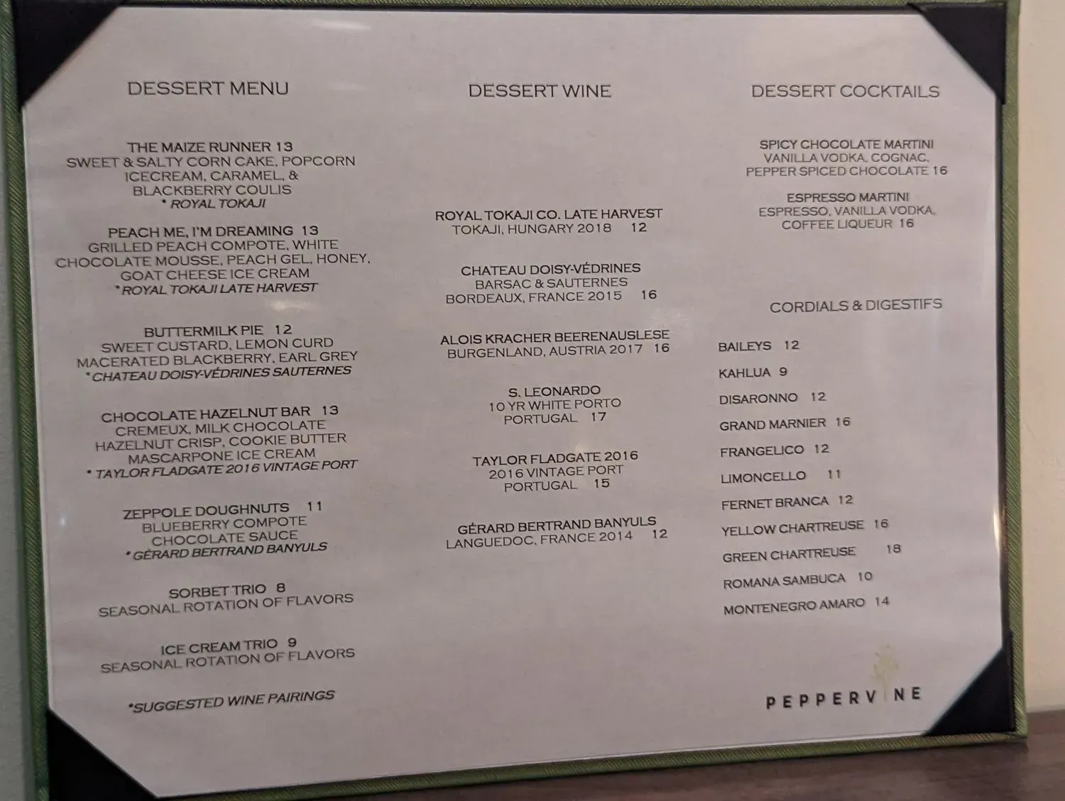 Menu 3