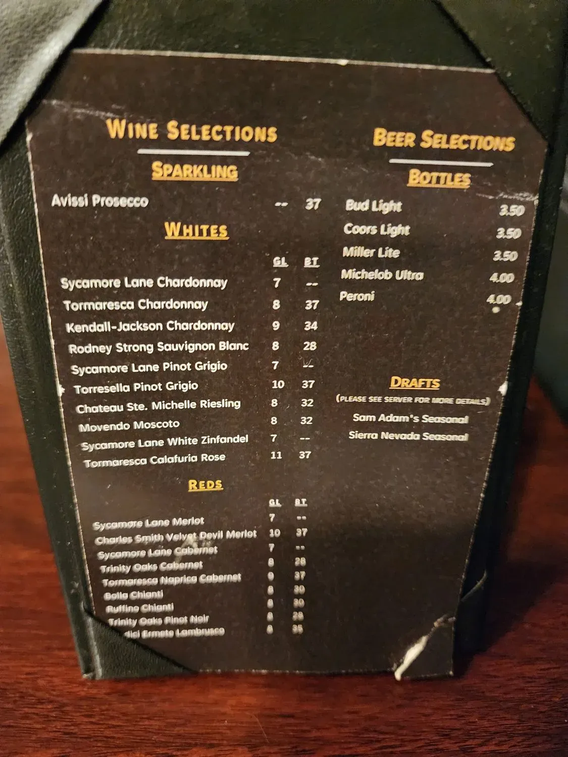 Menu 5