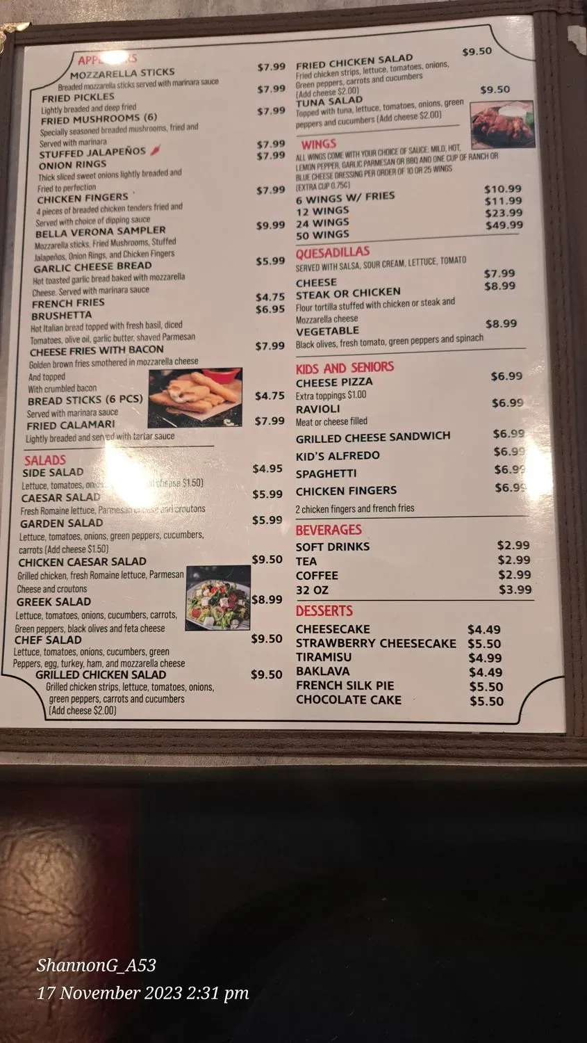 Menu 4