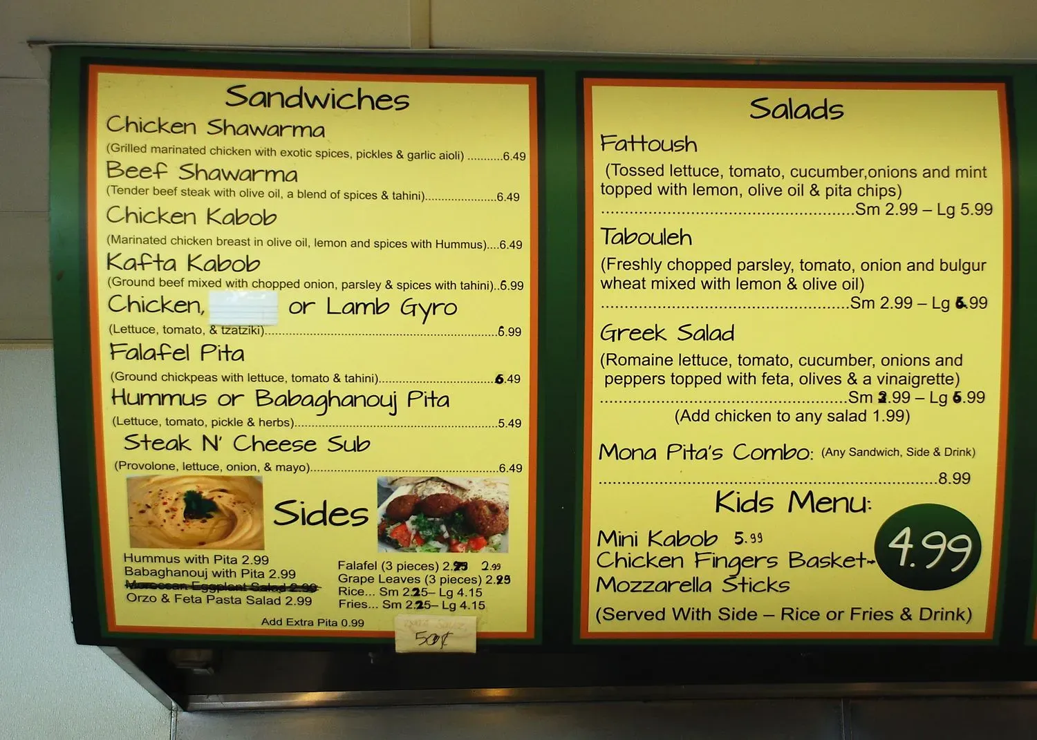 Menu 4