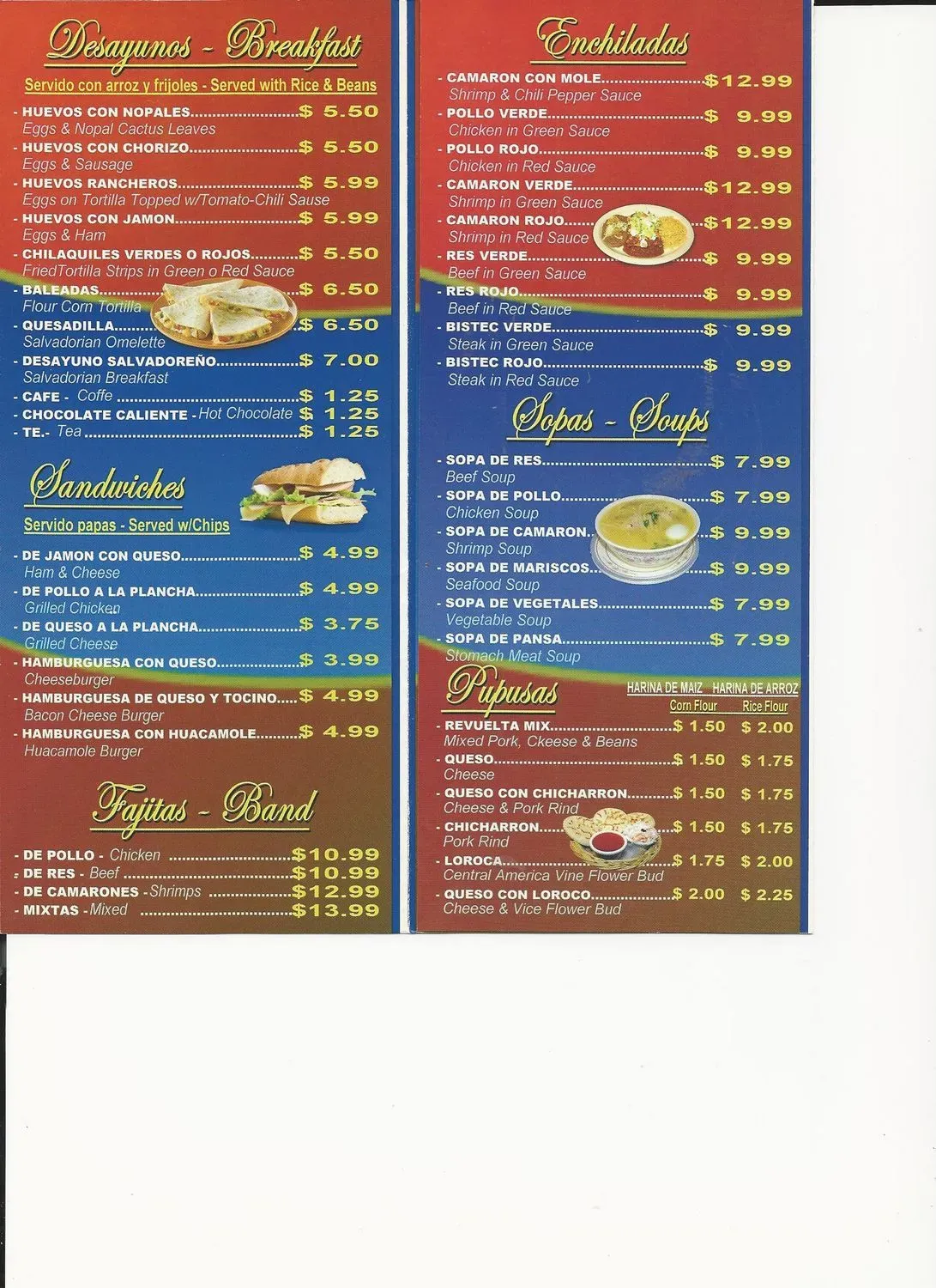 Menu 5