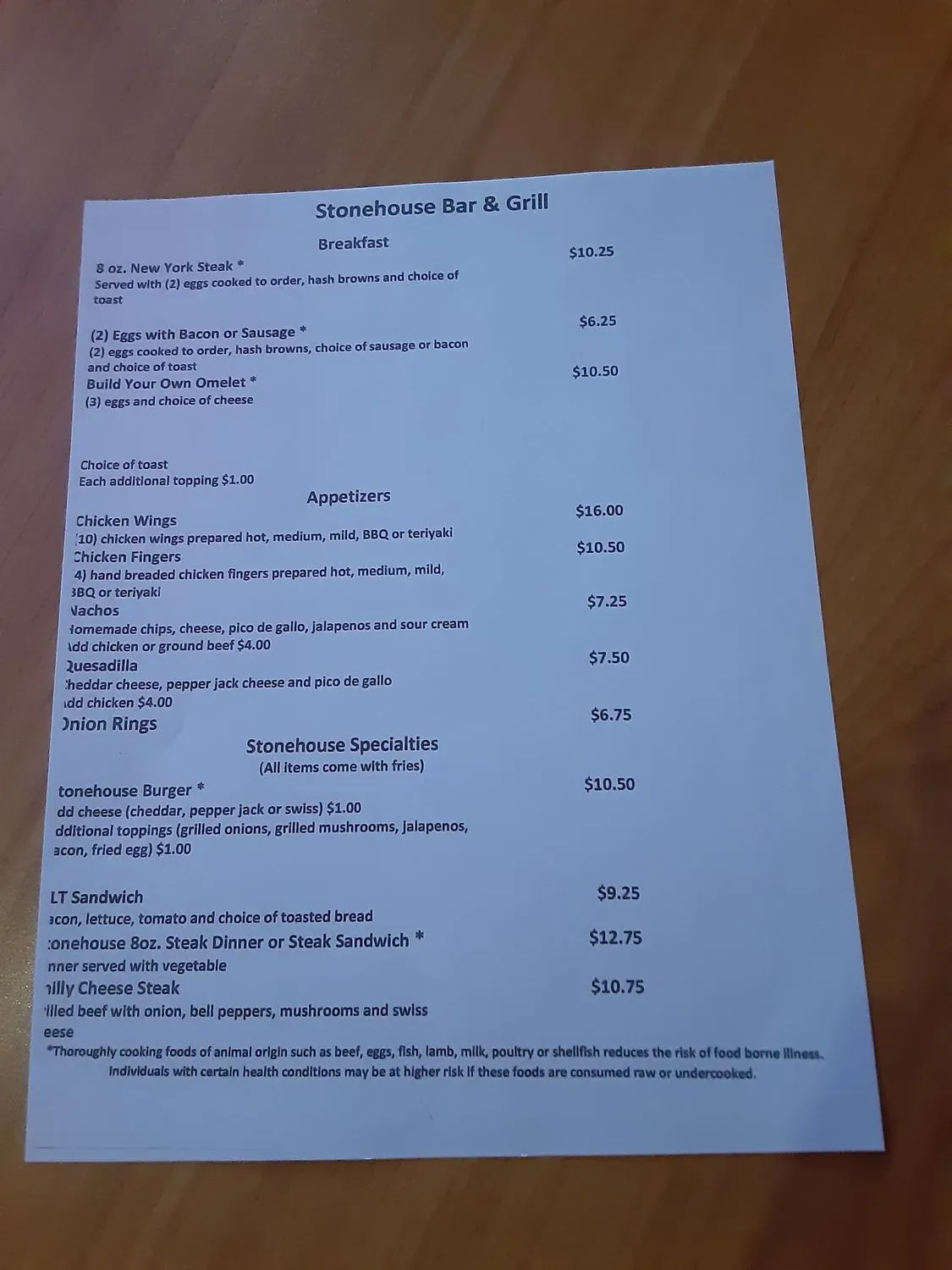 Menu 2