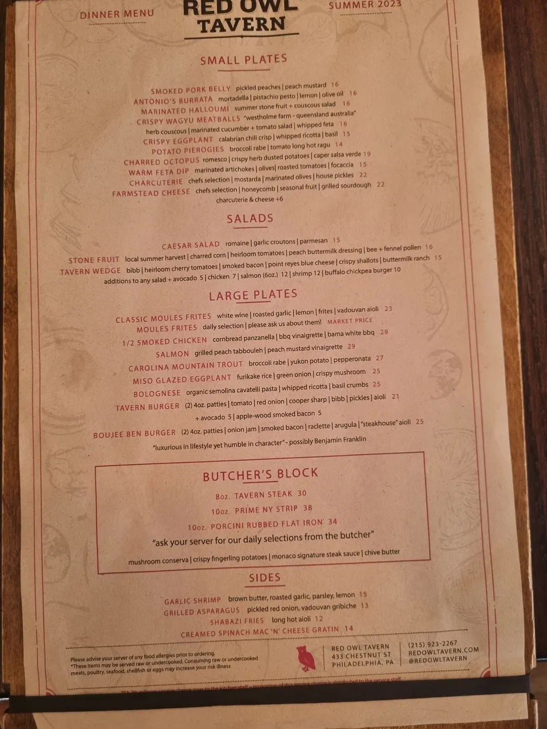 Menu 5