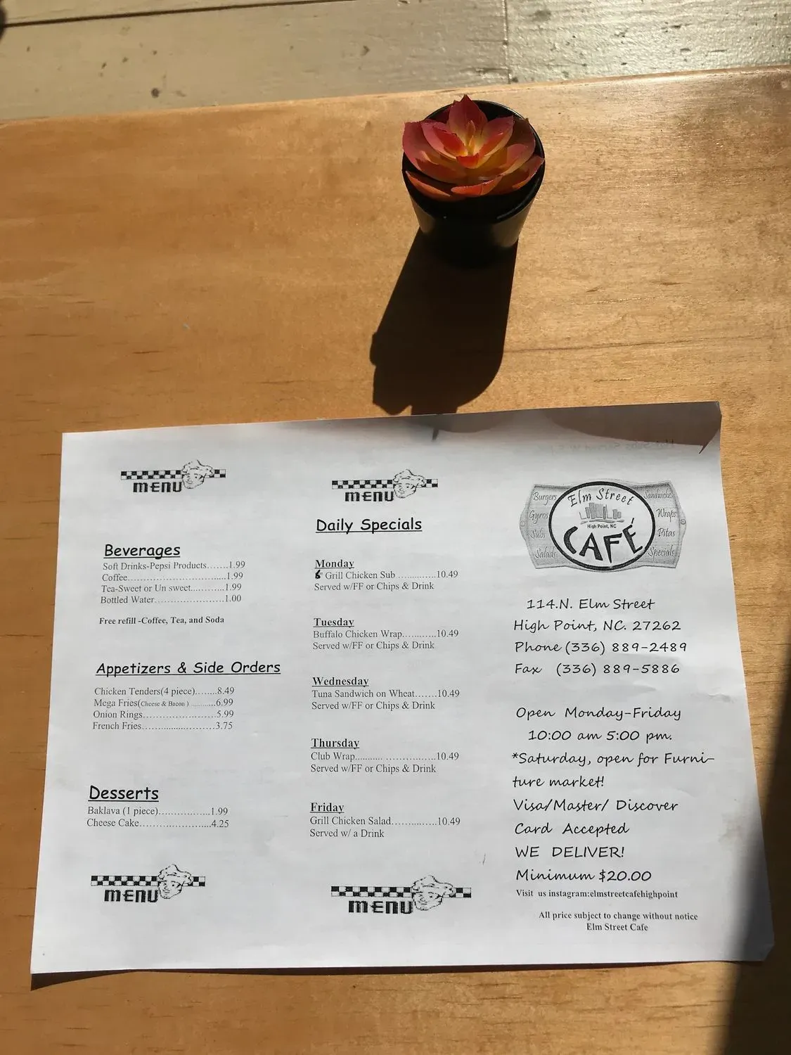 Menu 3