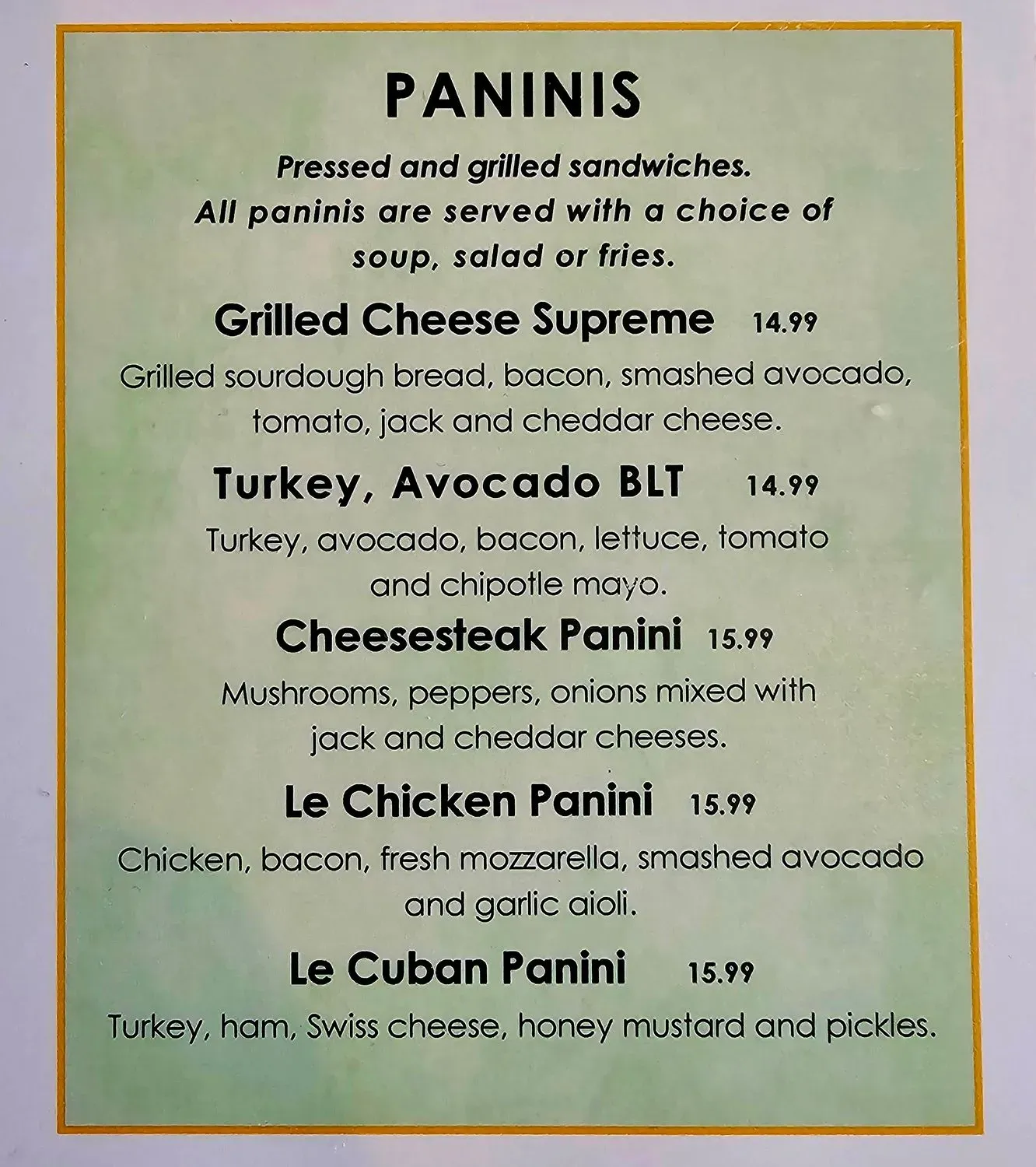 Menu 3