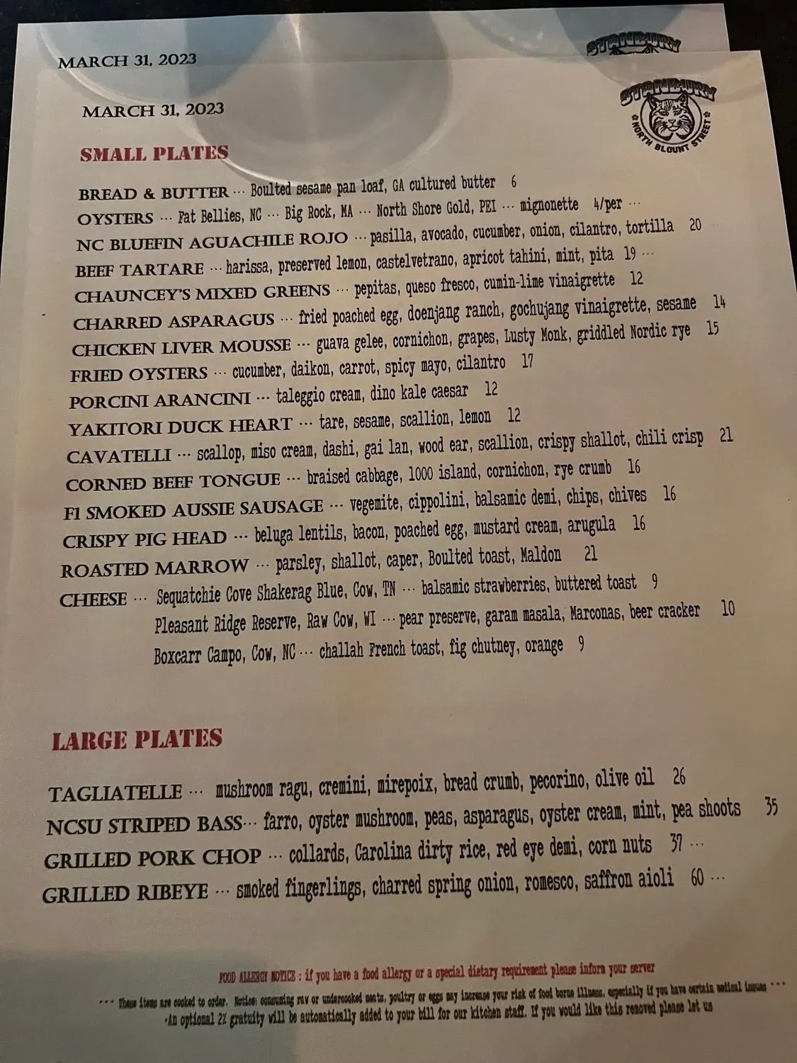 Menu 4