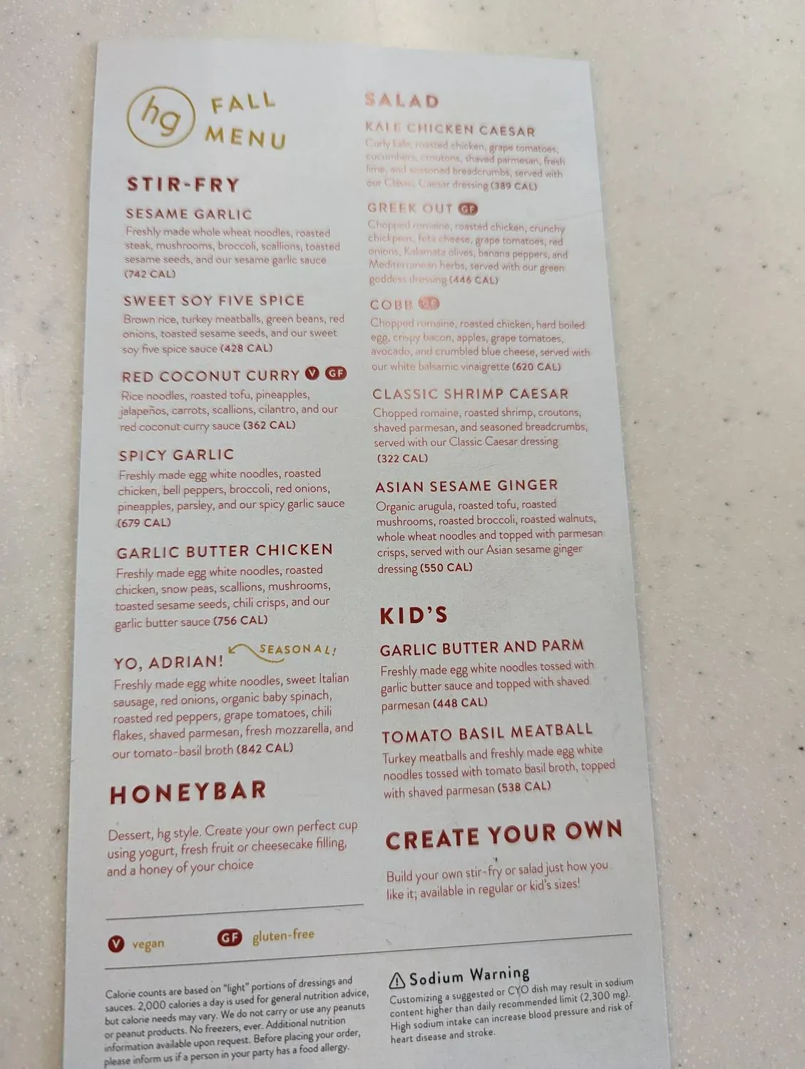 Menu 2