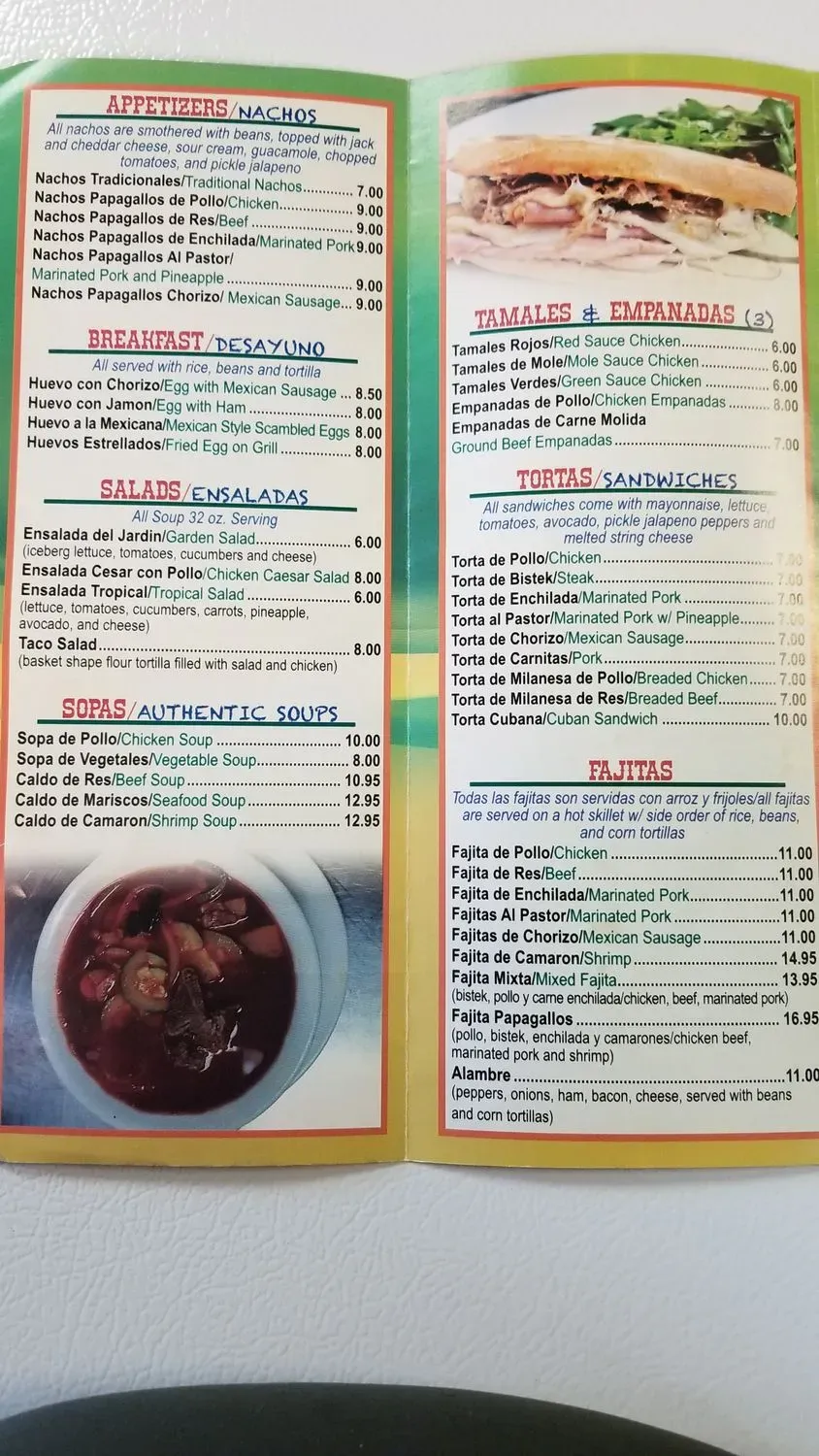 Menu 6