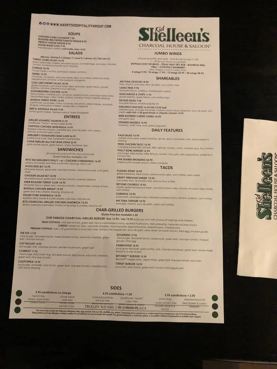 Menu 3