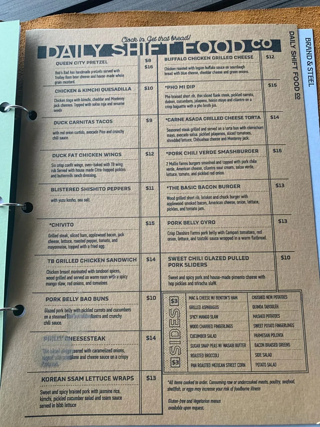 Menu 5