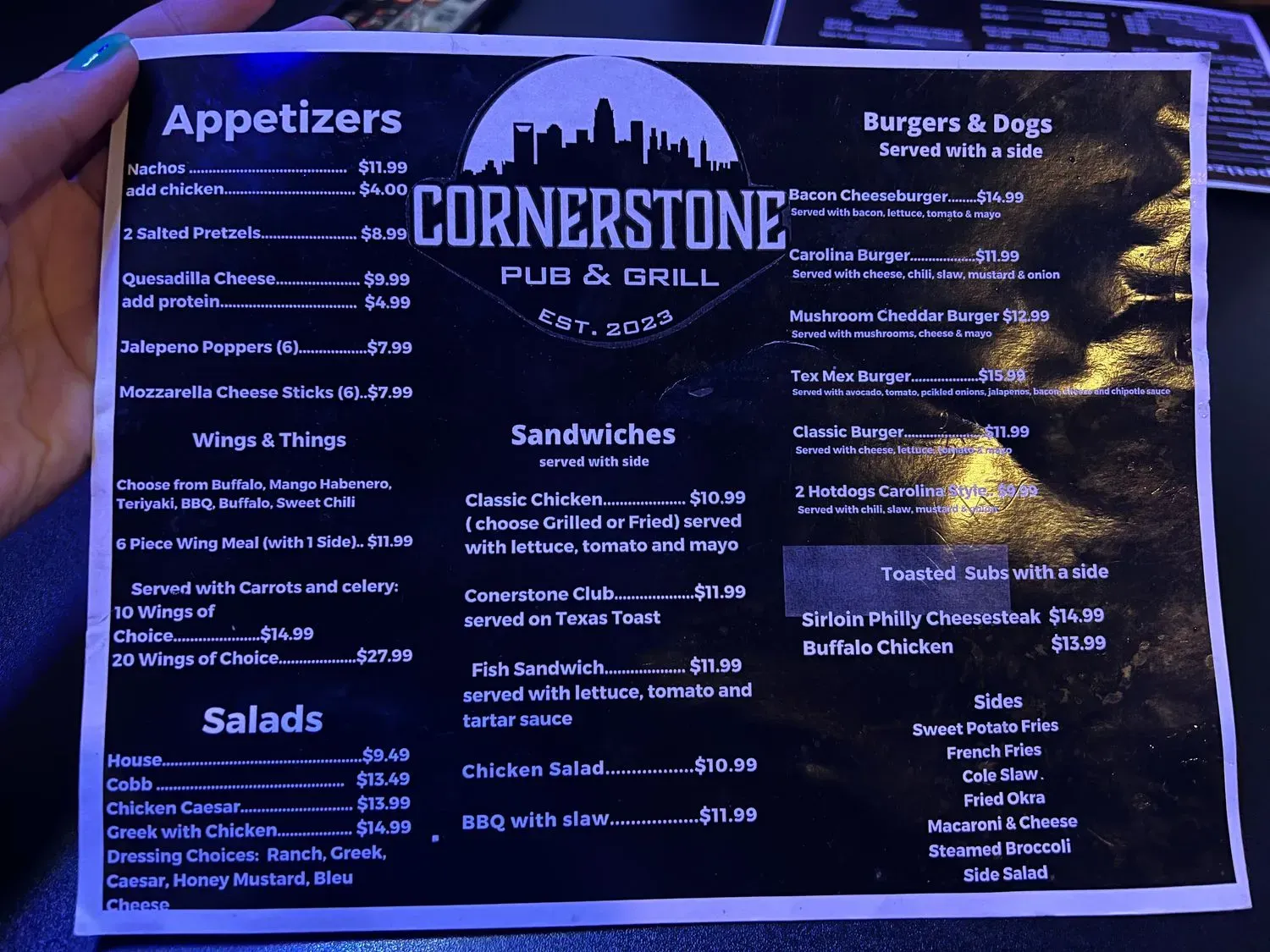 Menu 2