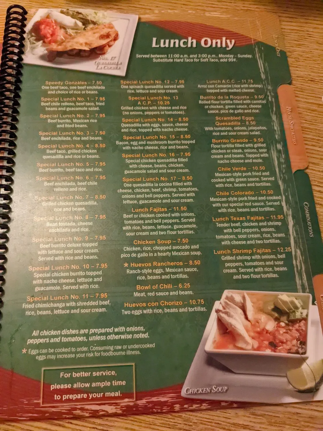 Menu 2