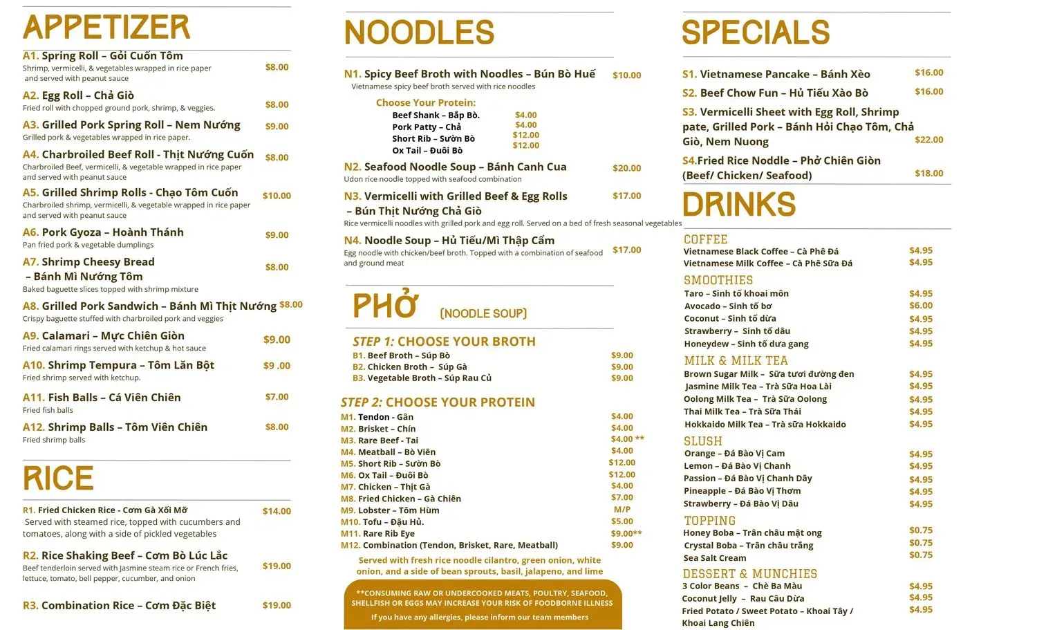 Menu 2