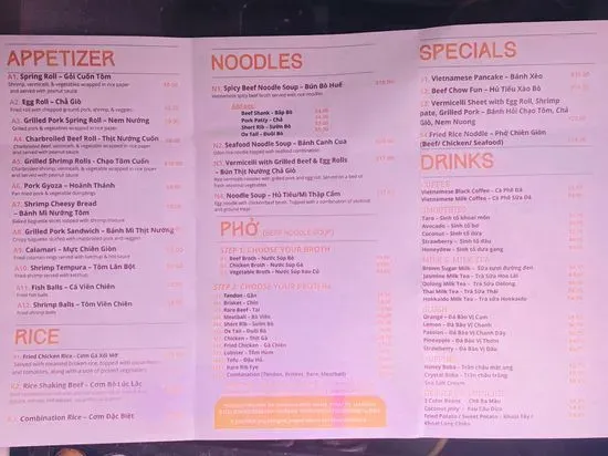 Menu 5