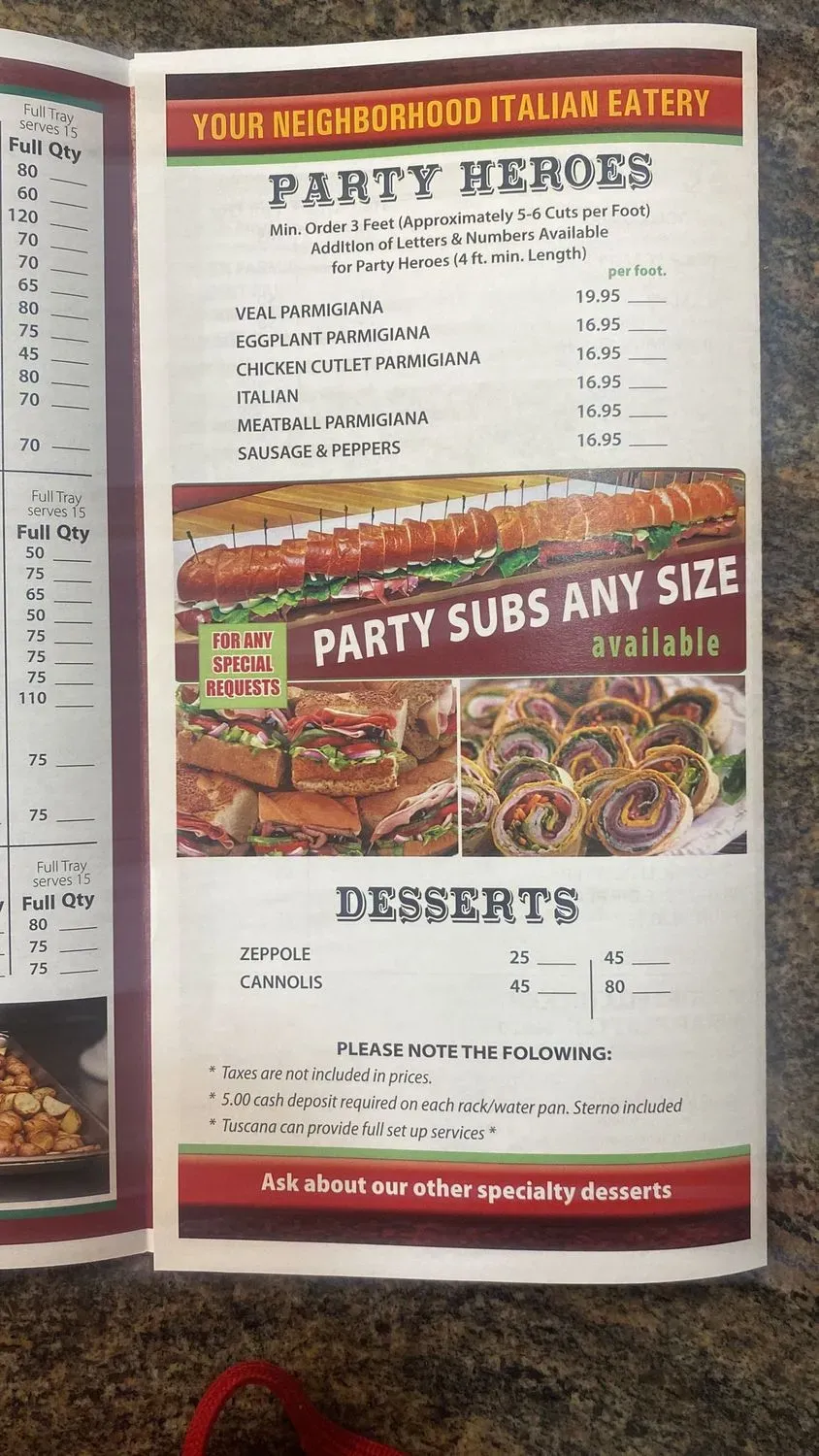 Menu 5