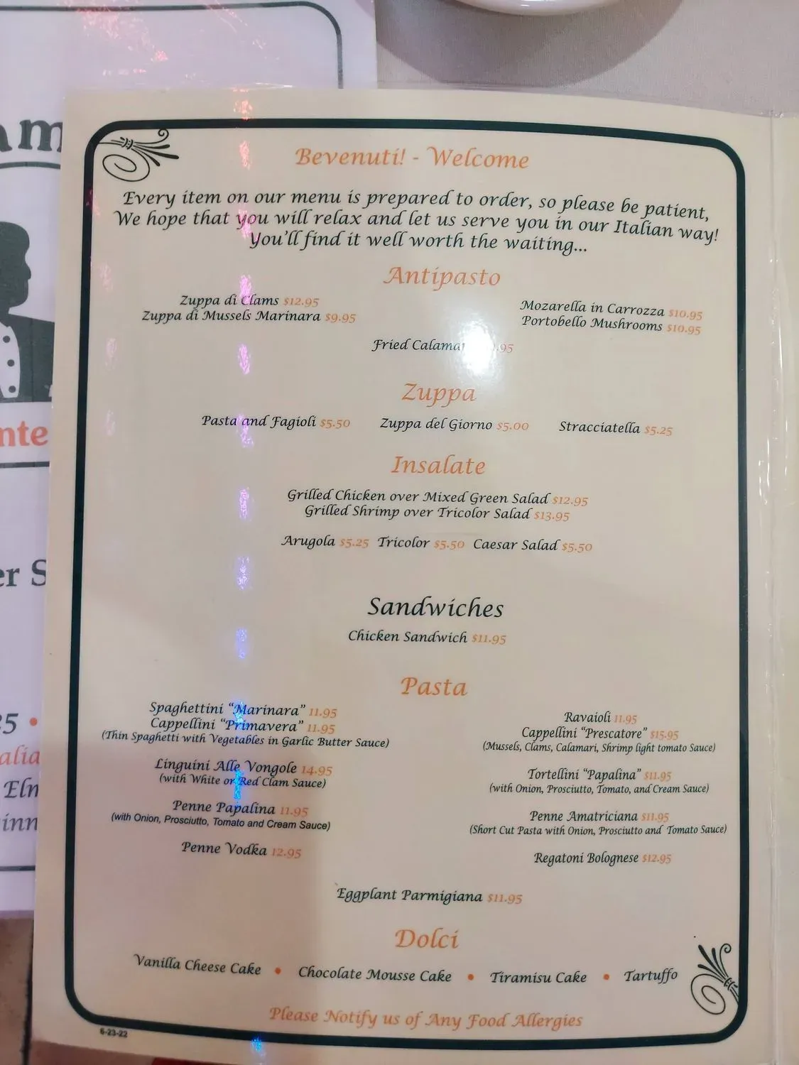 Menu 3