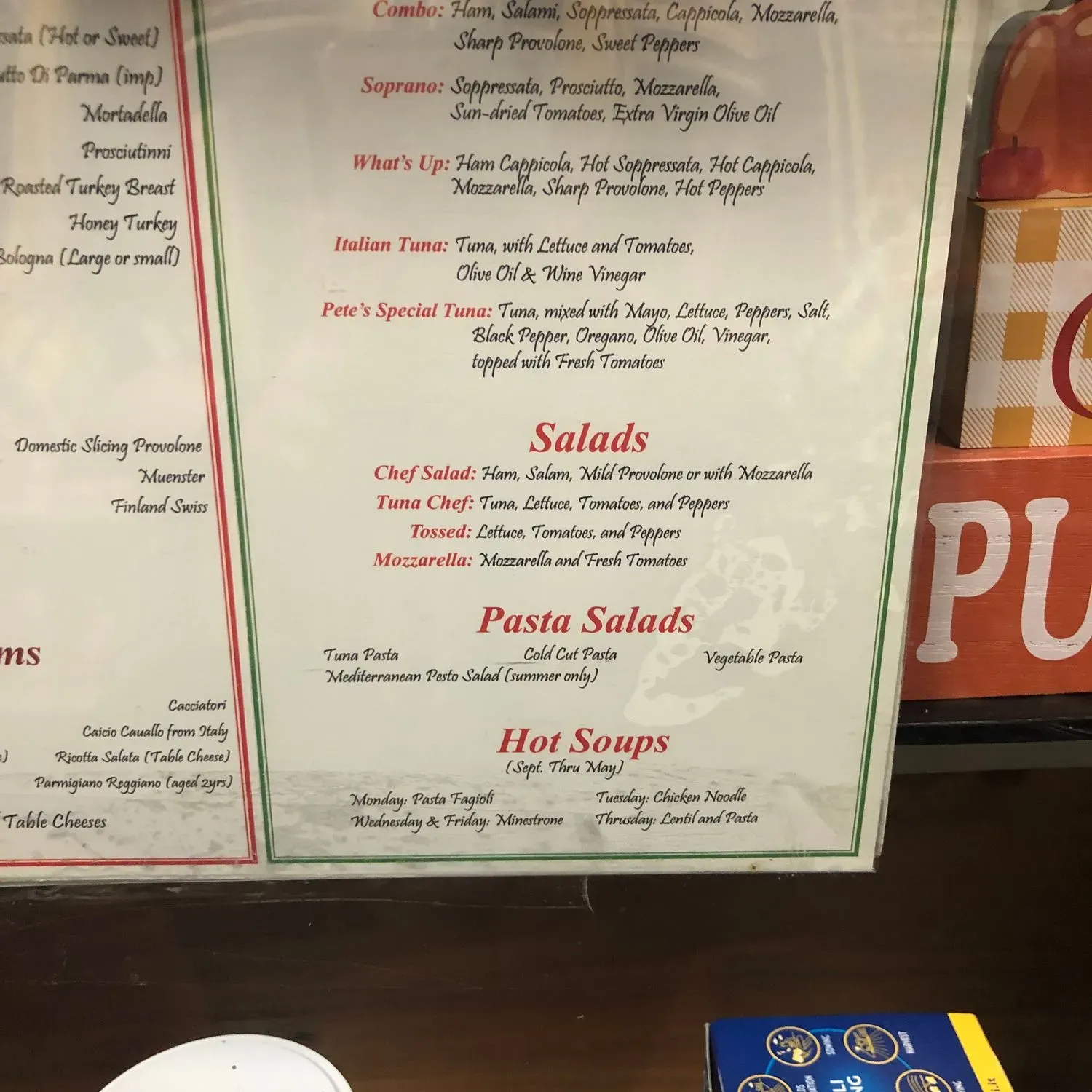 Menu 3