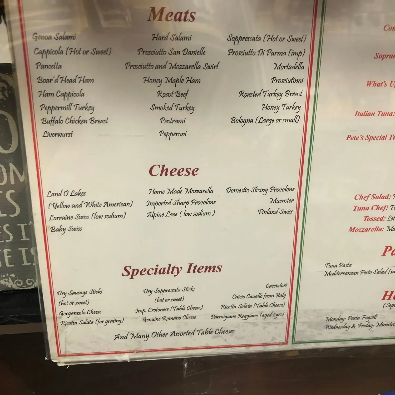 Menu 2