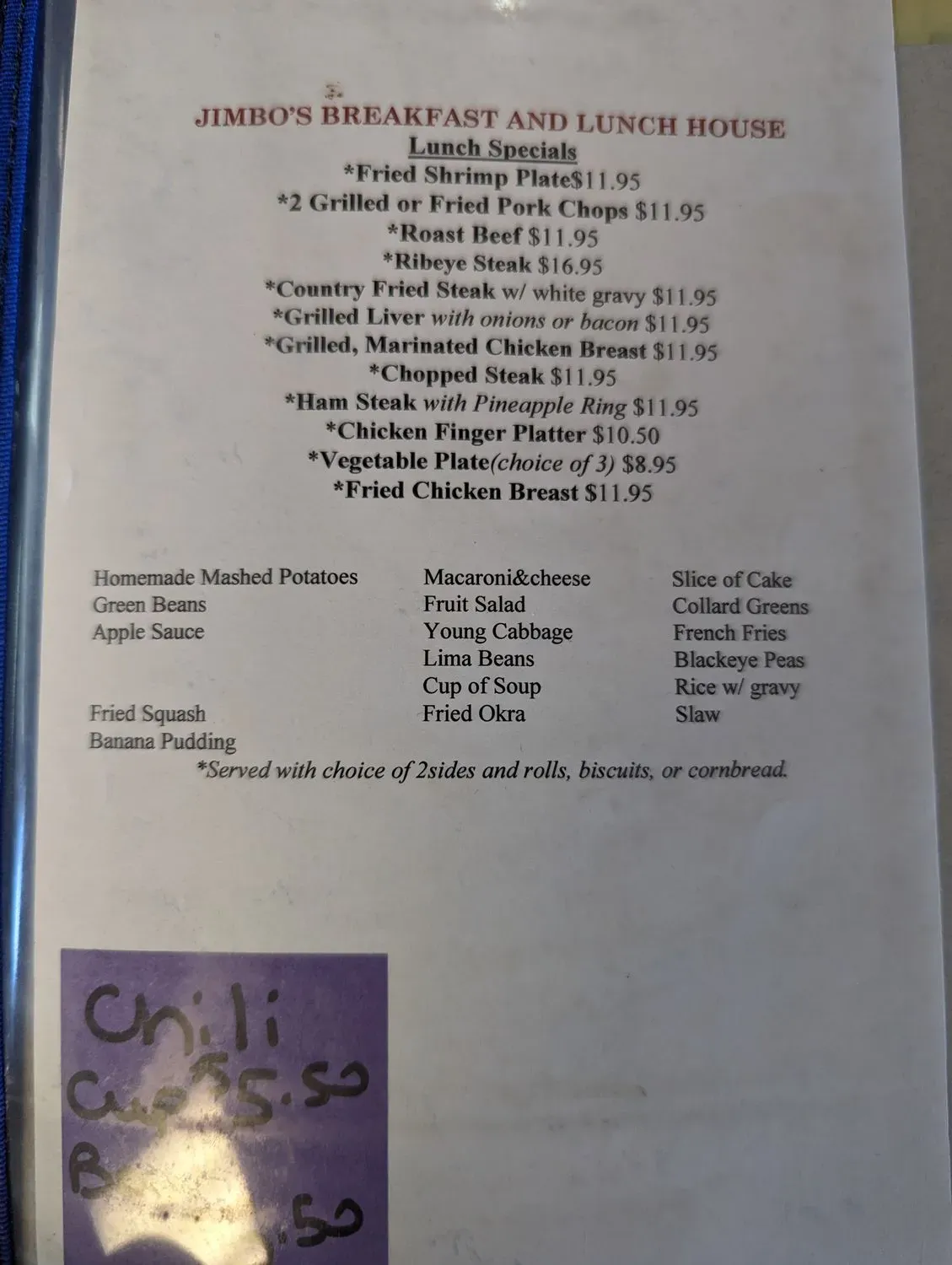 Menu 3