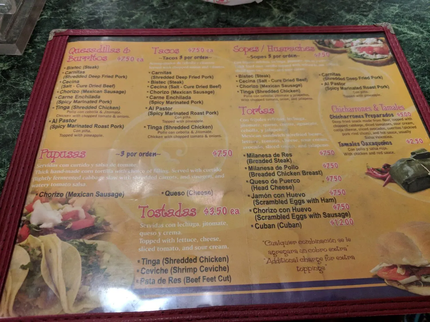 Menu 3