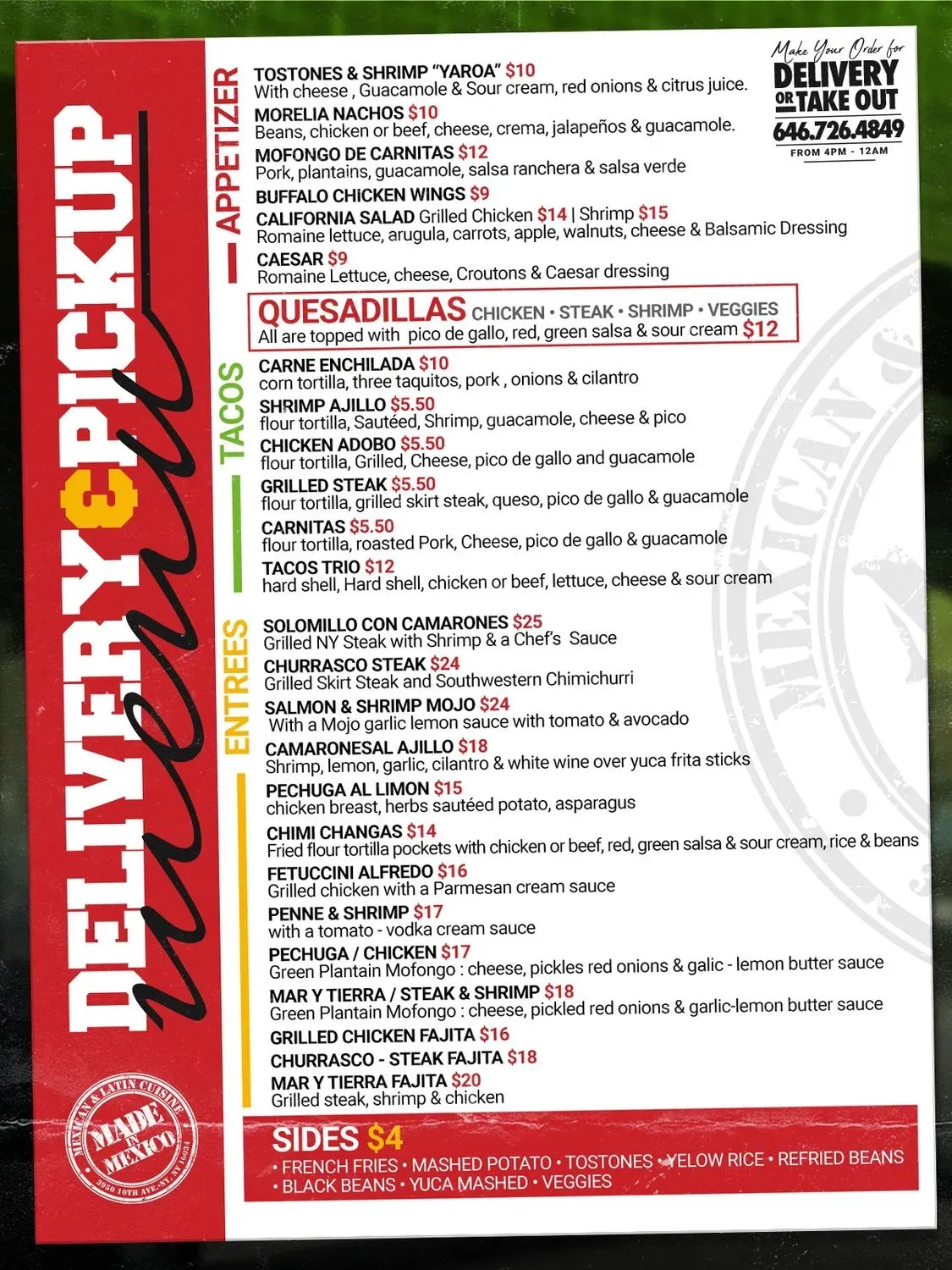 Menu 4