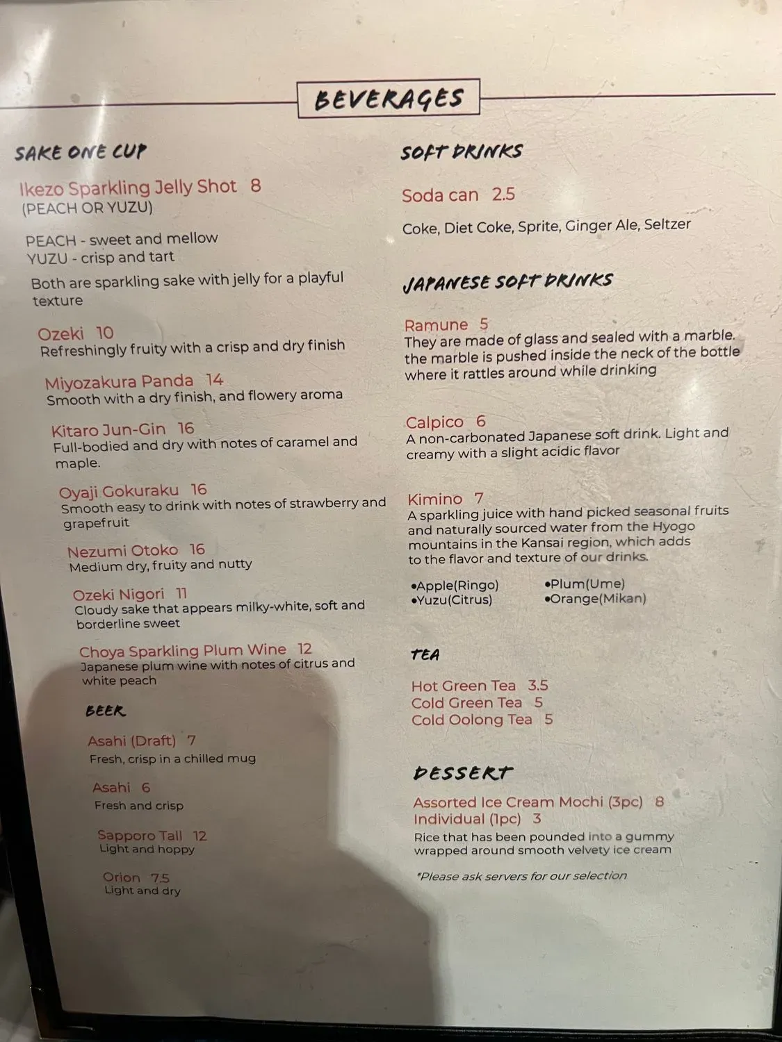 Menu 3