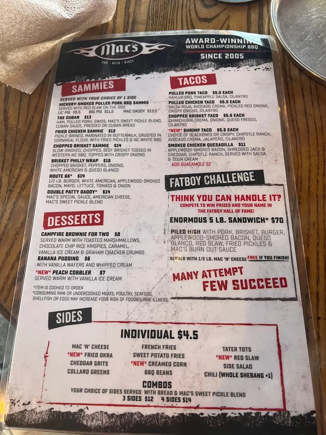 Menu 2