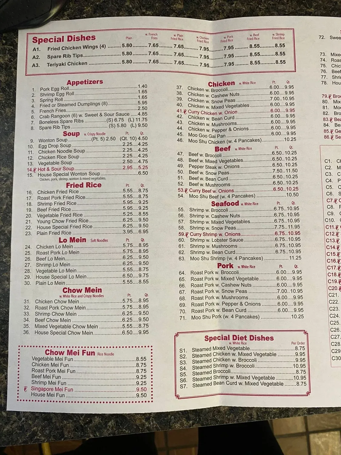 Menu 2