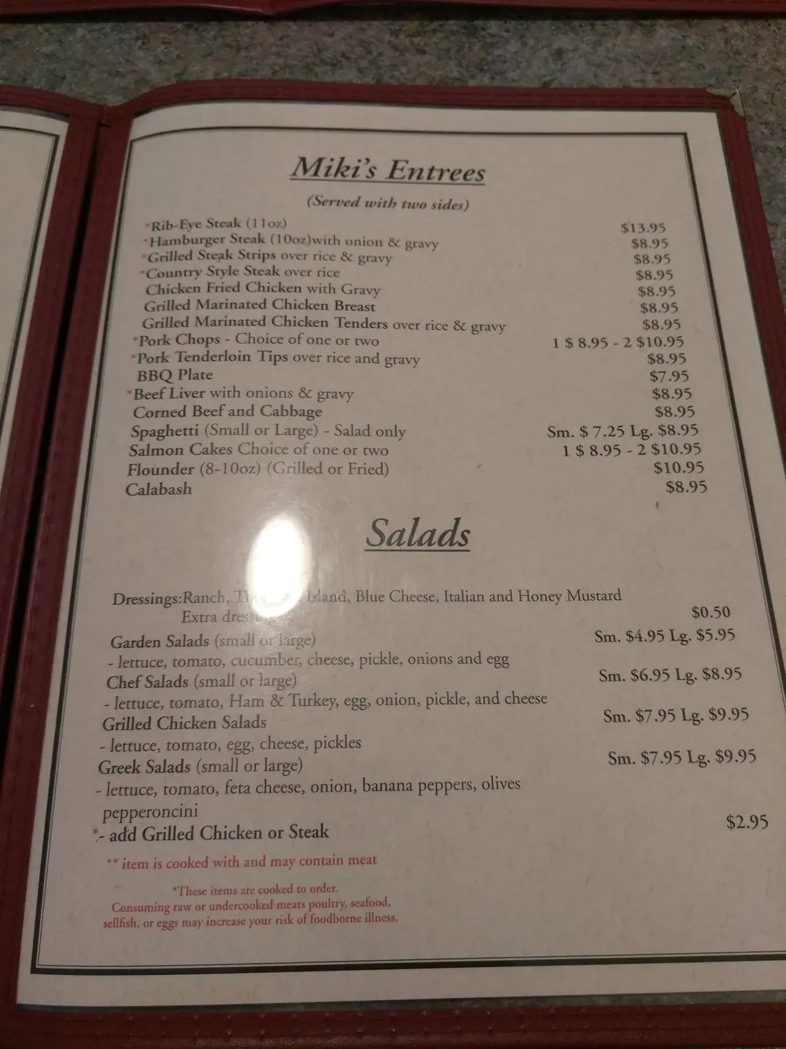 Menu 6