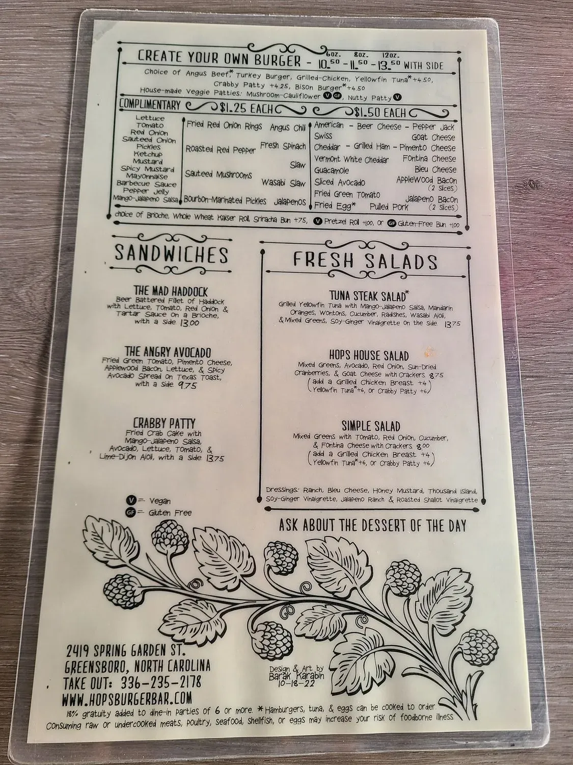 Menu 6