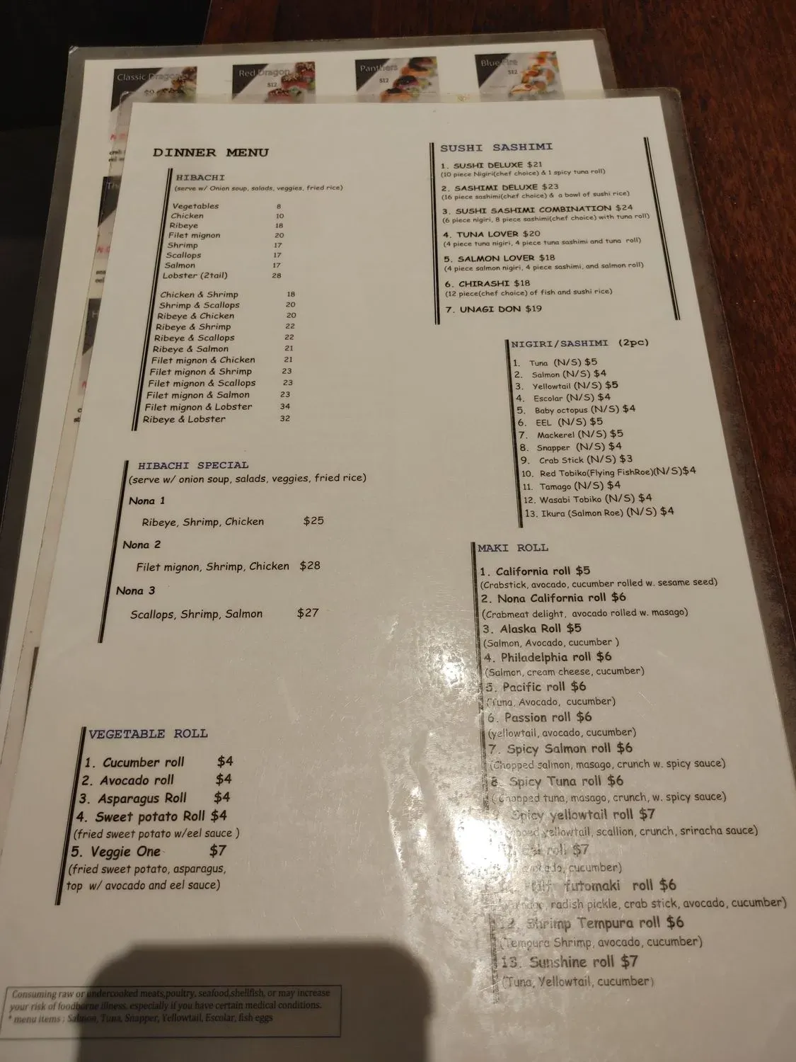 Menu 6