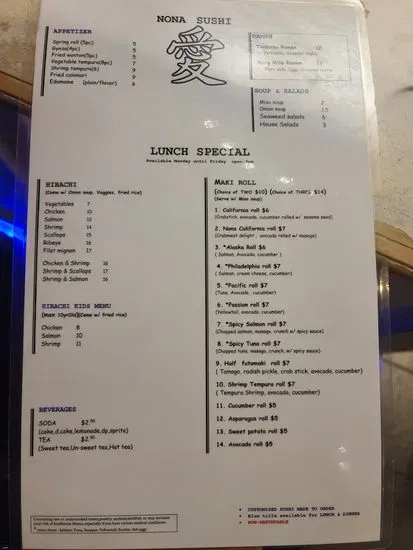 Menu 4