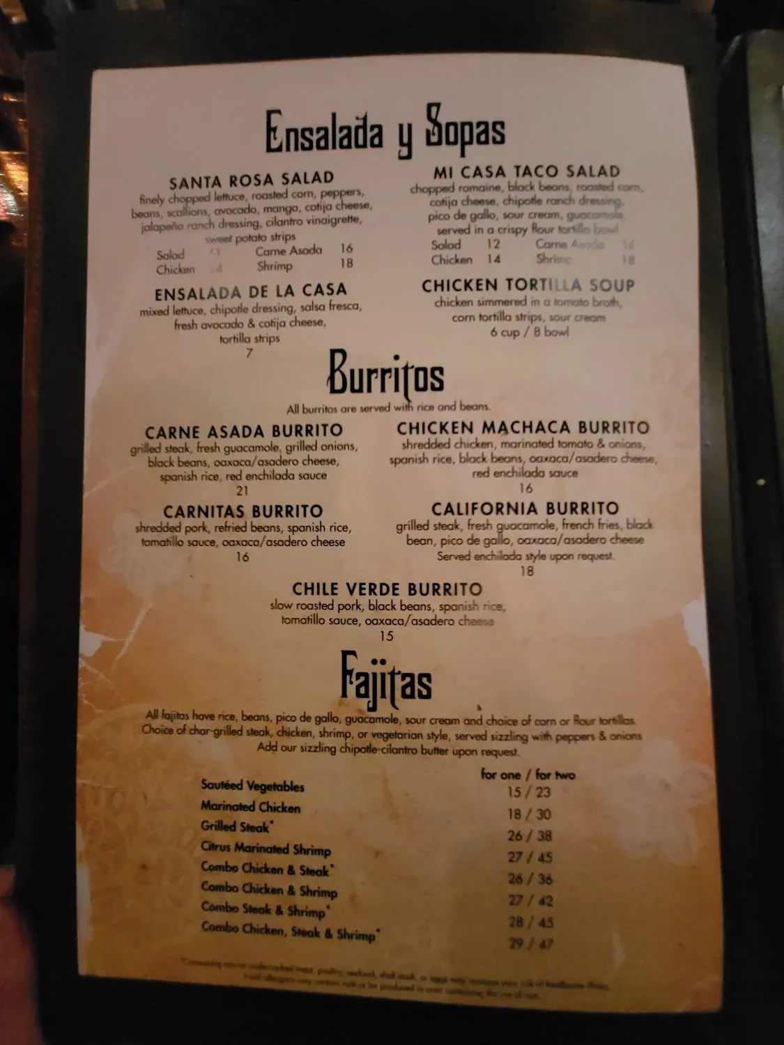 Menu 6