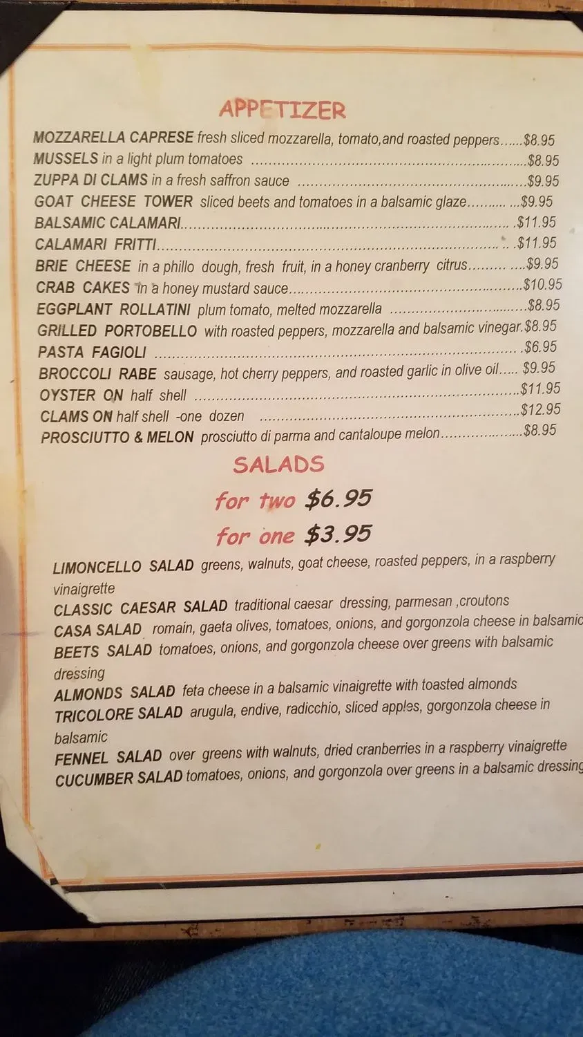 Menu 5