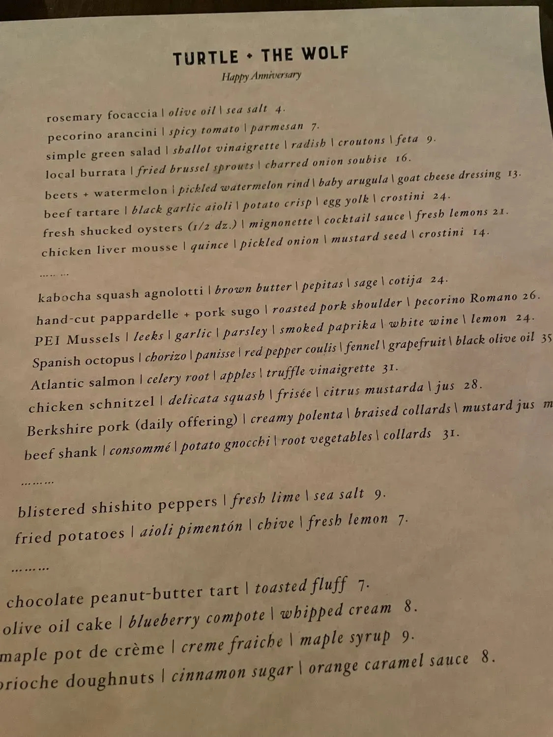 Menu 3