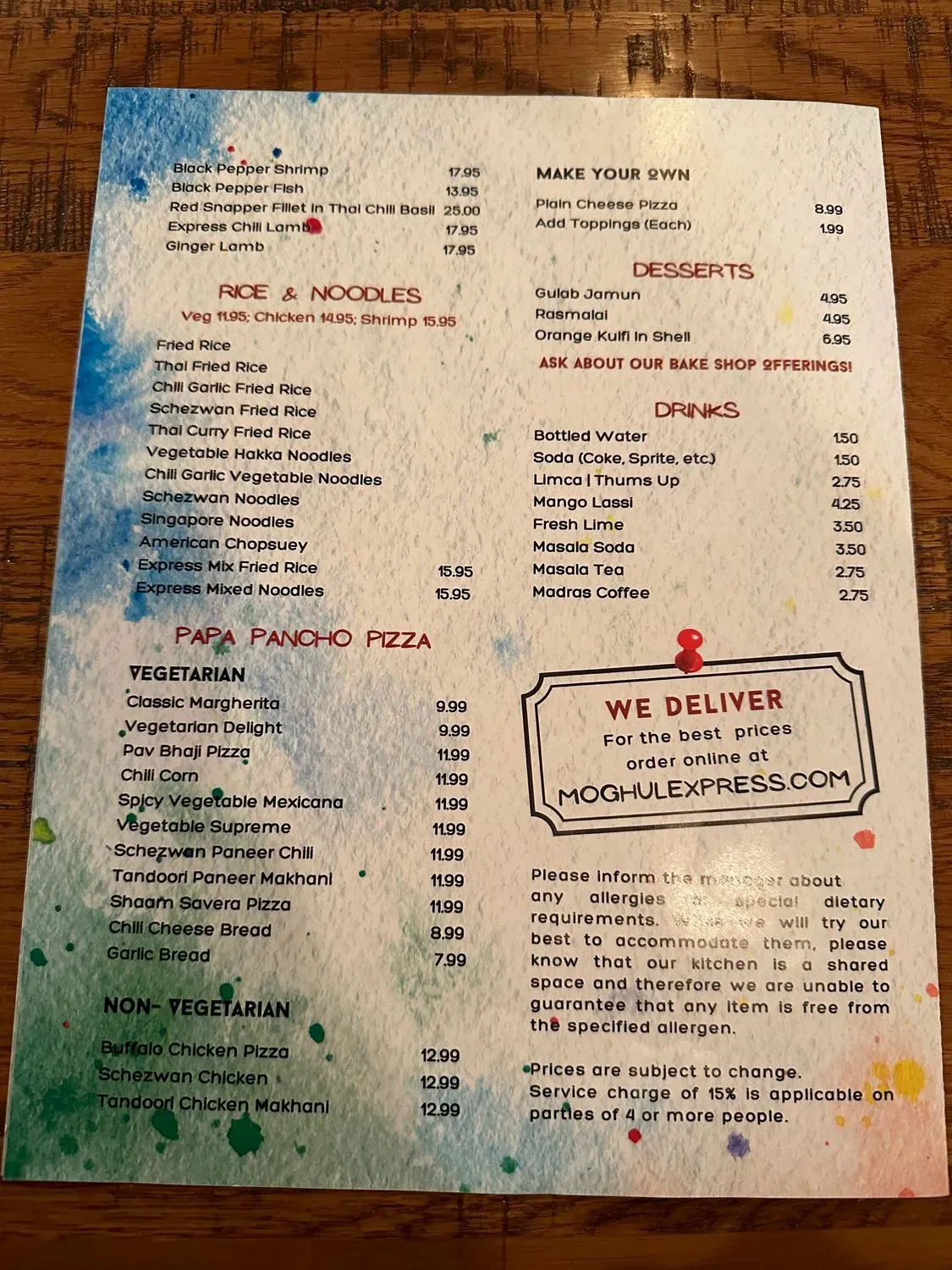 Menu 6